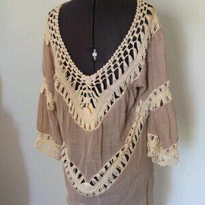 NWT VELZERA top 3XL BOHO top
